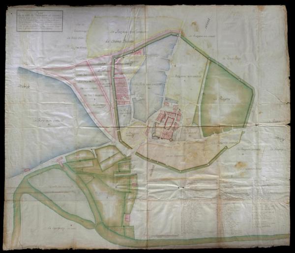 Vermenton, plan de 1784