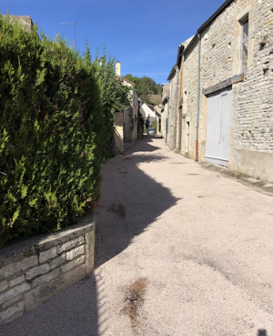 Octobre : goudronnage rue St Antoine Sacy