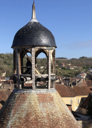 Avril : dépose maçonnerie tour du méridien