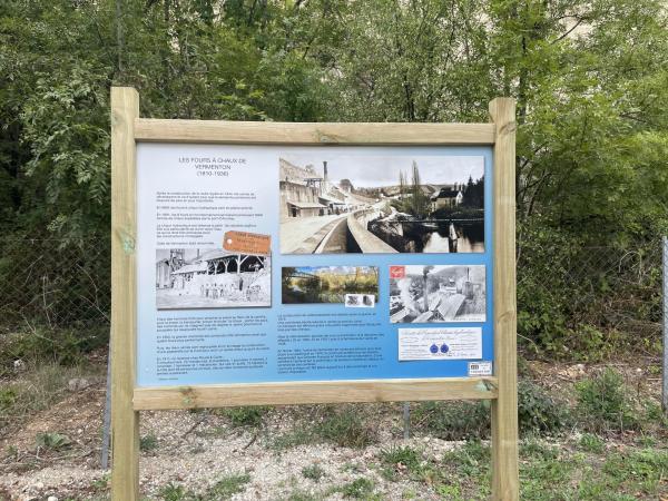 Septembre : panneaux fours à Chaux par les Amis de Vermenton 